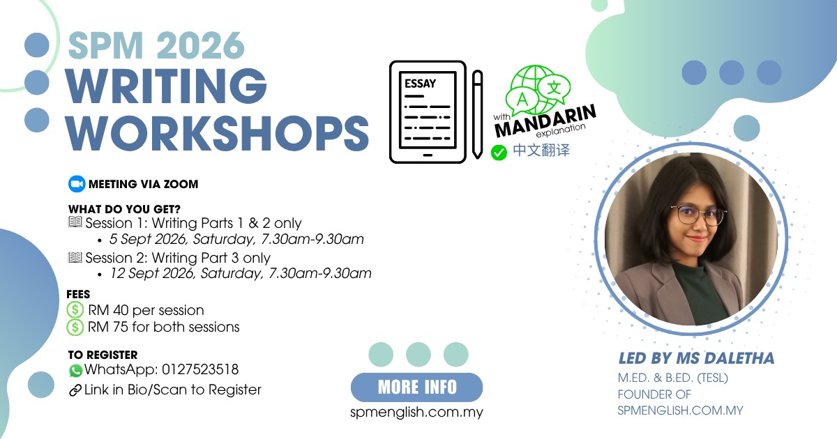 SPM 2026 Writing Workshops (Paper 2)